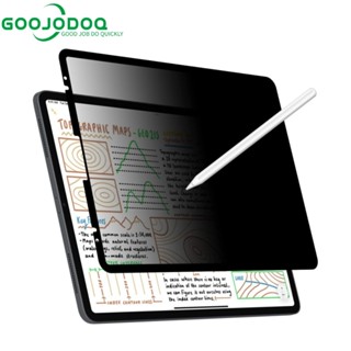 Papel Goojodoq Como Filme Protetor De Tela Para iPad Pro 11 Air 4 5 10.9 7/8/9th Generation 12.9 Magnético Removível Anti-peep