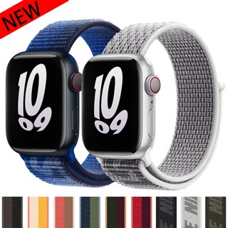 Laço De Nylon Para Pulseira De Relógio De Maçã 44mm 40mm 45mm 41mm 38mm 42mm 49mm 40 44 45 mm Da Série iWatch Ultra 8 3 4 5 6 se 7