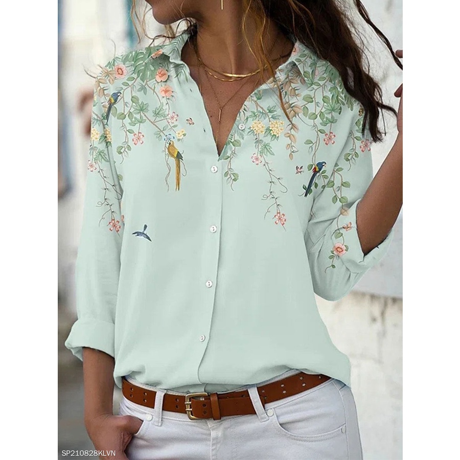 Blusa Feminina Moda Camisa Casual Camisas De Manga Comprida Primavera E Outono Novas Blusas Femininas