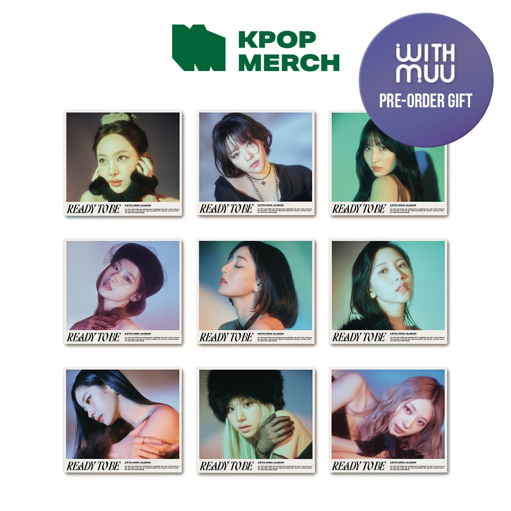 (Withmuu POB) TWICE - 12th Mini Album [ Ready to be ]_Digipack version em Oferta na Shopee