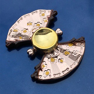 24 horas Delivermini adulto asas de anjo Fidget Spinner Gyro Tri dedo brinquedos de metal para crianças J72F YPW4 #4