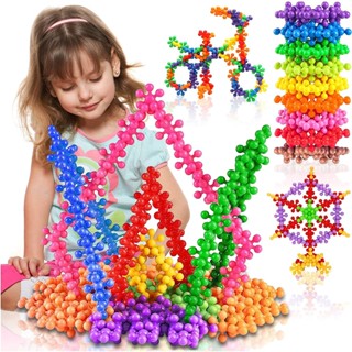 100 Peças Blocos De Construção Kids Stem Toys Montessori for Toddler Flower Building Toy Set Brinquedos De Intertravamento Educacional