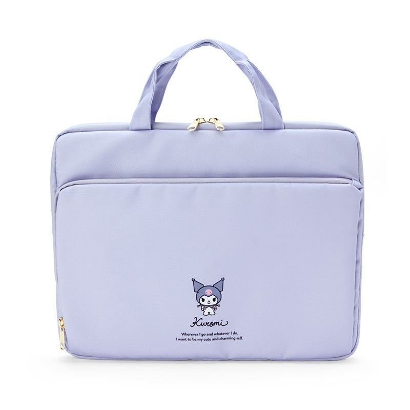 Bolsa portátil para notebook Bolsa portátil Bolsa para notebook Bolsa para notebook Sanrio Papelaria japonesa Kuromi Dog Cartoon Cute Bolsa para notebook Bolsa para notebook à prova de choque - à prova de choque - Pro