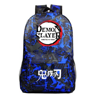Demon Slayer anime mochila escolar infantil casual Respirável menino menina bolsa de estudante