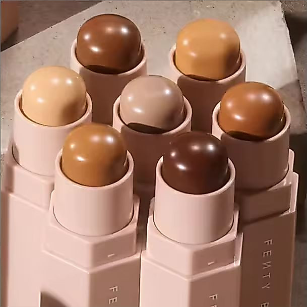 Fenty Beauty Lip Gloss À Prova D'água Hidratante Plumper-Long Batom Nude Rosa Destaque Pó Contorno Stick