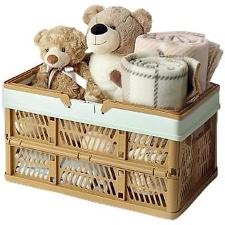 Cesta De Piquenique Dobrável , Grande Capacidade , Estilo Japonês , Sacola De Compras Com Alças Para Mercado De Agricult