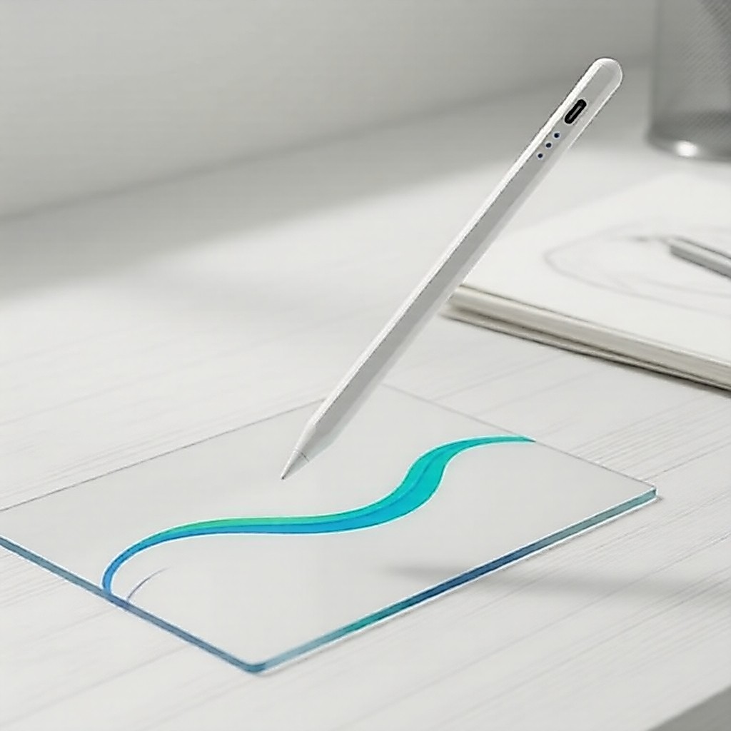 Caneta Smart Stylus Compatível com iOS e Android, Apple Pencil 2, Rejeição de Pa