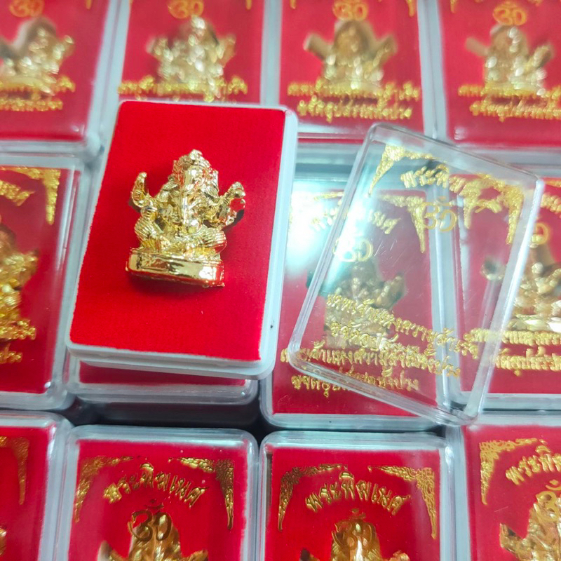 รูปสินค้า พระเครื่อง พระพิฆเนศ ท้าวเวสสุวรรณ หลวงปู่ทวด หลวงพ่อรวย บรรจุตลับ