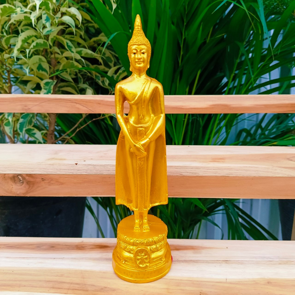 รูปสินค้า พระพุทธรูปประจำวันเกิด ขนาด 3 นิ้ว งานเรซิ่น น้ำทอง