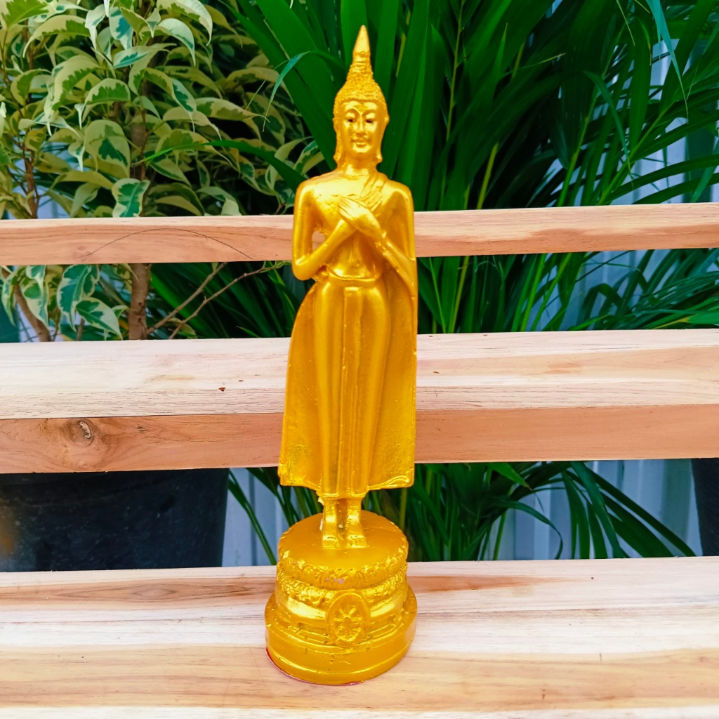 รูปสินค้า พระพุทธรูปประจำวันเกิด ขนาด 3 นิ้ว งานเรซิ่น น้ำทอง