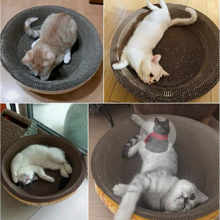 รูปอ่าง ที่ลับเล็บแมวขนาดใหญ่ ที่ขูดเล็บ ของเล่นแมว ที่ลับเล็บแมว ฝนเล็บแมว ที่ฝนเล็บแมว ของเล่นแมว - ภาพที่ 5
