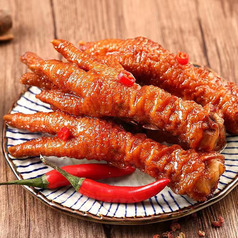 รูปสินค้า ตีนไก่ตุ๋นรสหม่าล่า อาหารพร้อมทาน รสชาติเข้มข้น