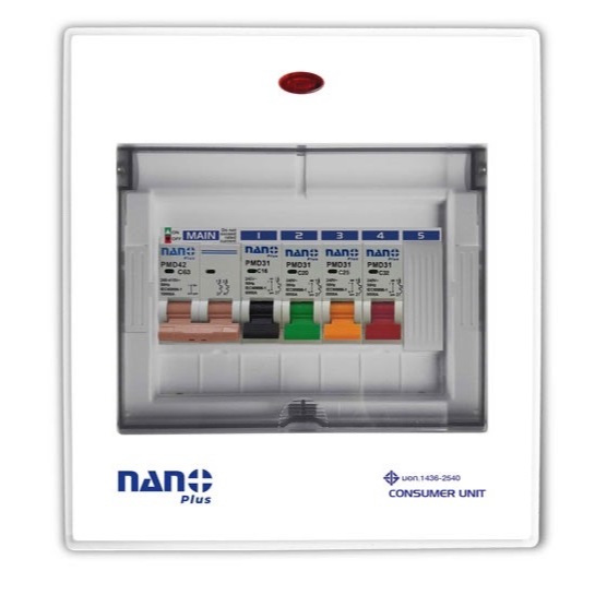 NANO ตู้คอนซูมเมอร์ยูนิต NANO ELECTRIC + 5 ช่อง(พร้อมMCB+ลูกย่อย 4ลูก)รุ่น NNP-CM-05(ของแท้จากศูนย์)