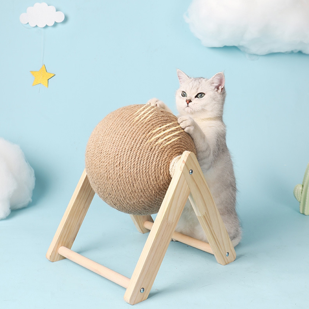 Petcho ของเล่นแมว ที่ลับเล็บแมว ฝนเล็บแมว ที่ฝนเล็บแมวลูกบอล ที่ฝนเล็บแมวใหญ่ ที่ฝนเล็บแมวขนาดใหญ่ บ้านแมว ที่ฝนเล็บแมว - ภาพที่ 4