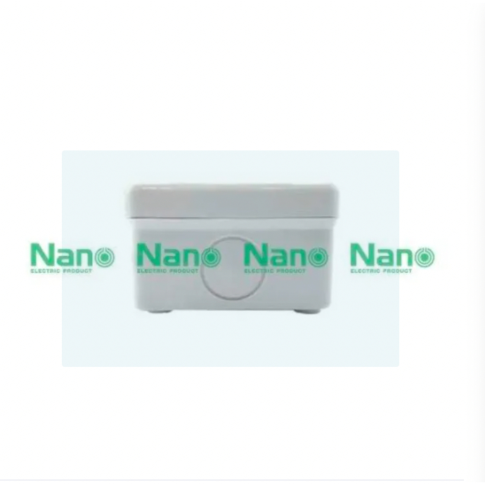รูปสินค้า Nano กล่องไฟ บล็อกกันน้ำ กล่องกันน้ำ อย่างดี สีขาว มีให้เลือกหลายขนาด 2X4 4x4 6x6 5x10 6x8 8x8 8x12 ระหัส 201w 202w 203w