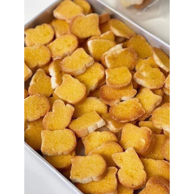 รูปสินค้า ปังกระเทียมกรอบอร่อย หอมฟุ้งชวนชิม 500 กรัม
