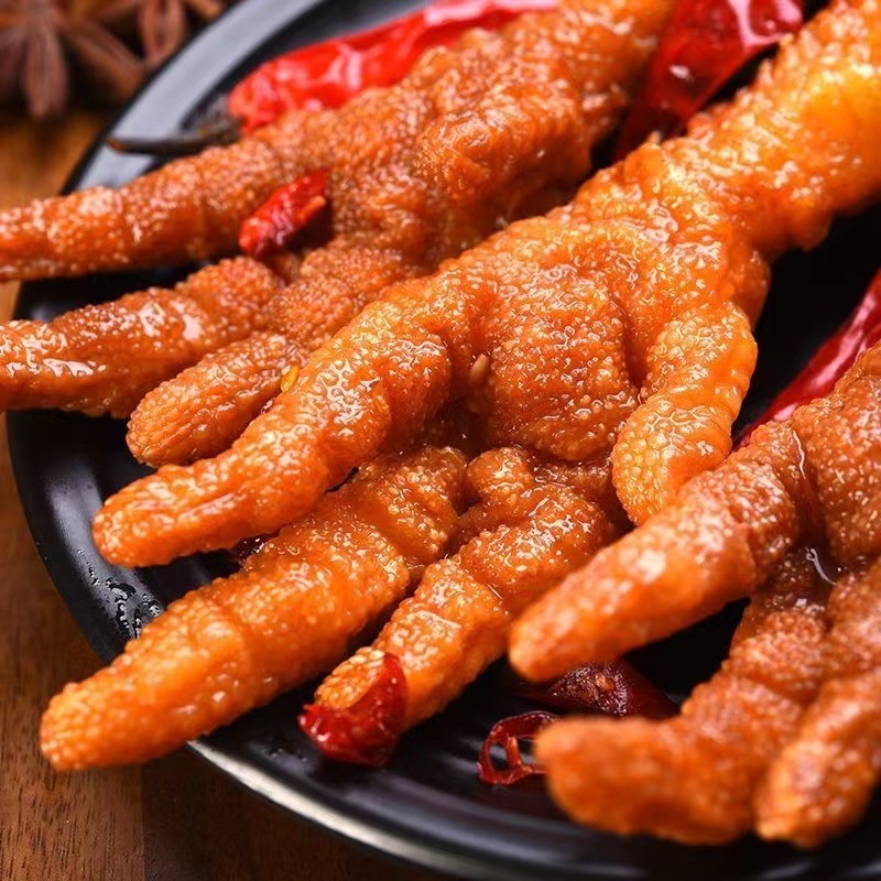 รูปสินค้า ตีนไก่ตุ๋นรสหม่าล่า อาหารพร้อมทาน รสชาติเข้มข้น