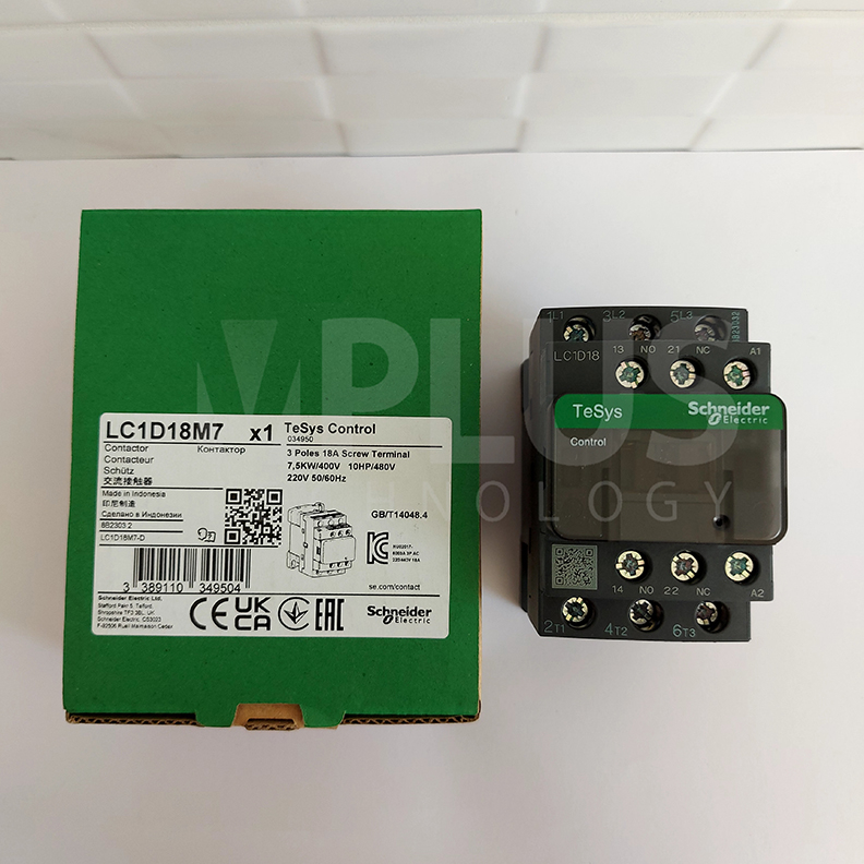 รูปสินค้า แมกเนติกคอนแทคเตอร์ Schneider Electric สำหรับระบบไฟฟ้า 220VAC