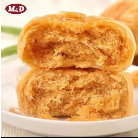 รูปสินค้า เปี๊ยะไก่หยองรสเด็ด M&D กล่องใหญ่ 12 ชิ้น กรอบอร่อยฟินทุกคำ