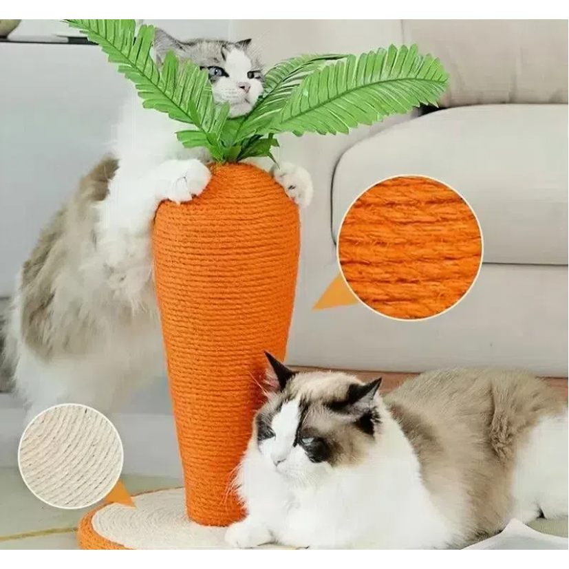 CoCo.pet ที่ฝนเล็บแมวแครอท ลับเล็บแมว เสาลับเล็บ  คอนโดแมว ของเล่นแมว  ฝนเล็บแมว อุปกรณ์แมว - ภาพที่ 6