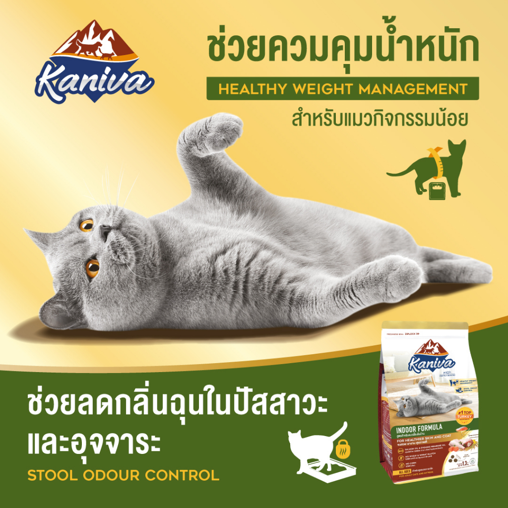 (Clearance) Kaniva Indoor สูตรแมวเลี้ยงภายในบ้าน 4 เดือนขึ้นไป - ภาพที่ 4