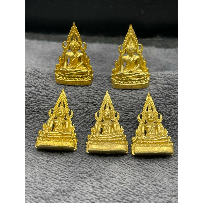 รูปสินค้า พระพุทธชินราชทองเหลืองแท้ 2 ซม. บูชาความเป็นสิริมงคล