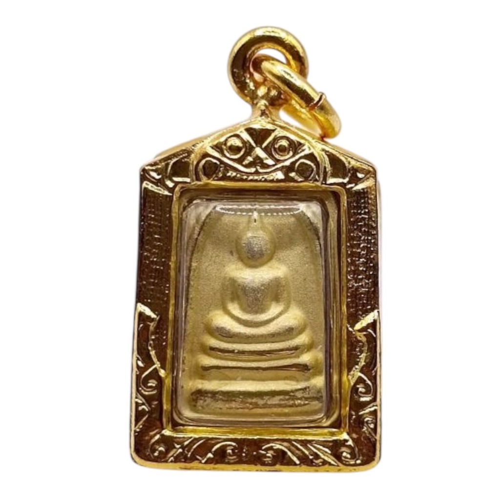 รูปสินค้า พระสมเด็จพุฒจารย์โต วัดระฆัง เนื้อ 3K กรอบทองไมครอน
