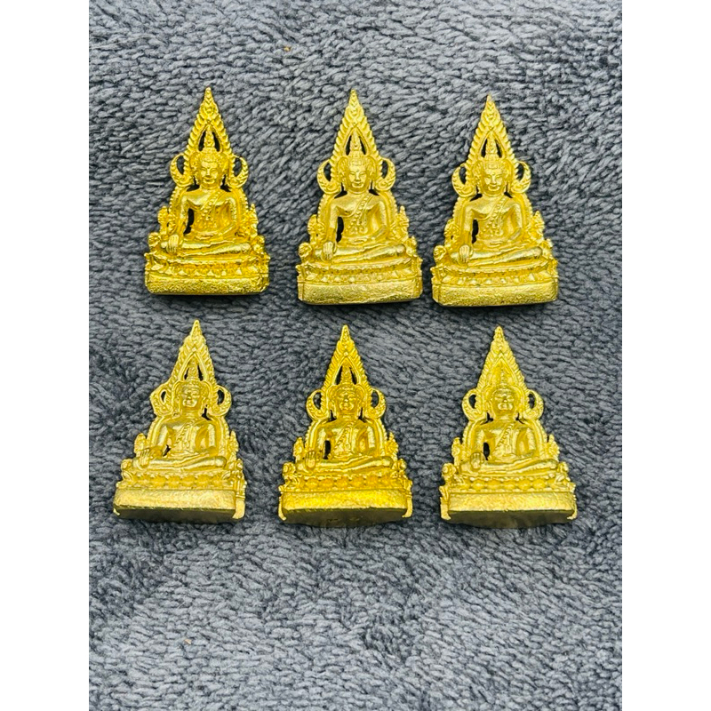 รูปสินค้า พระพุทธชินราชทองเหลืองแท้ 2 ซม. บูชาความเป็นสิริมงคล