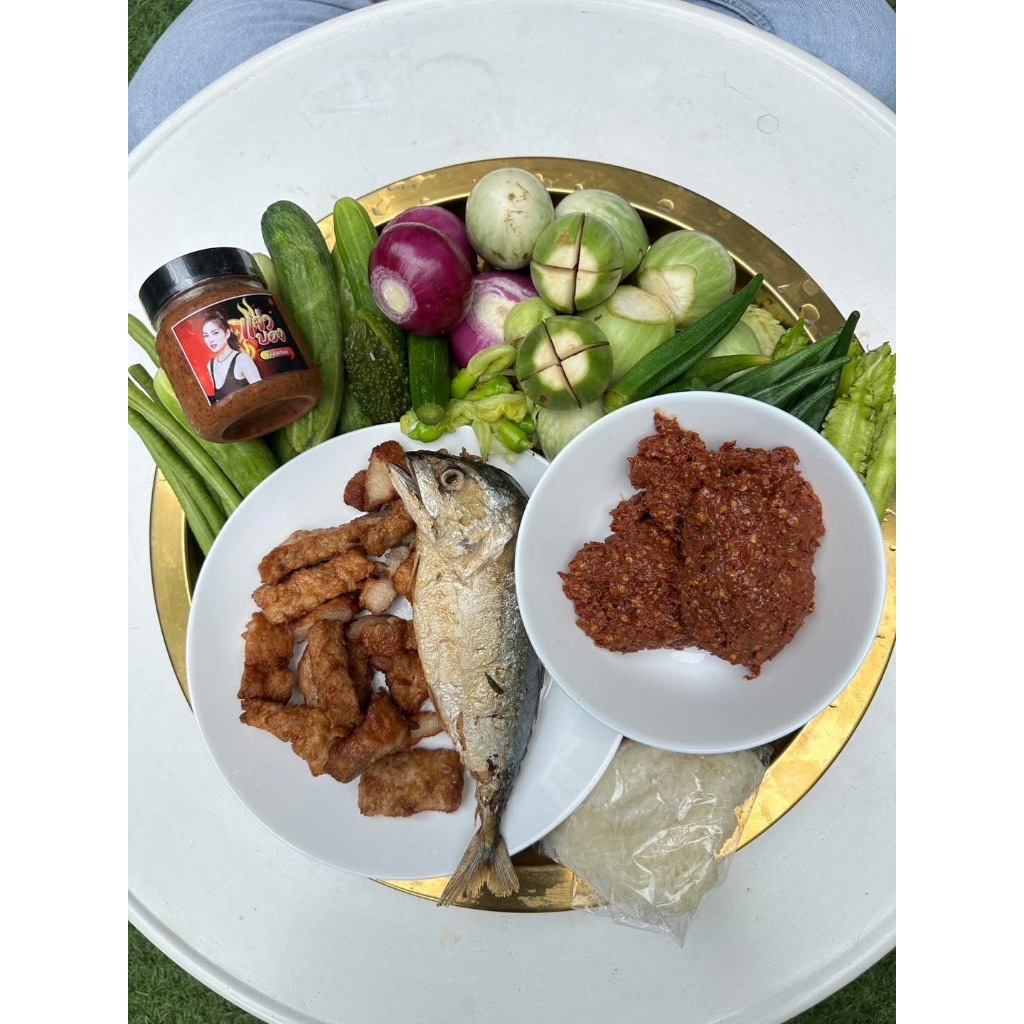 รูปสินค้า น้ำพริกแจ่วบอง ไร่จิตภักดี รสแซ่บถึงใจ 3 กระปุก