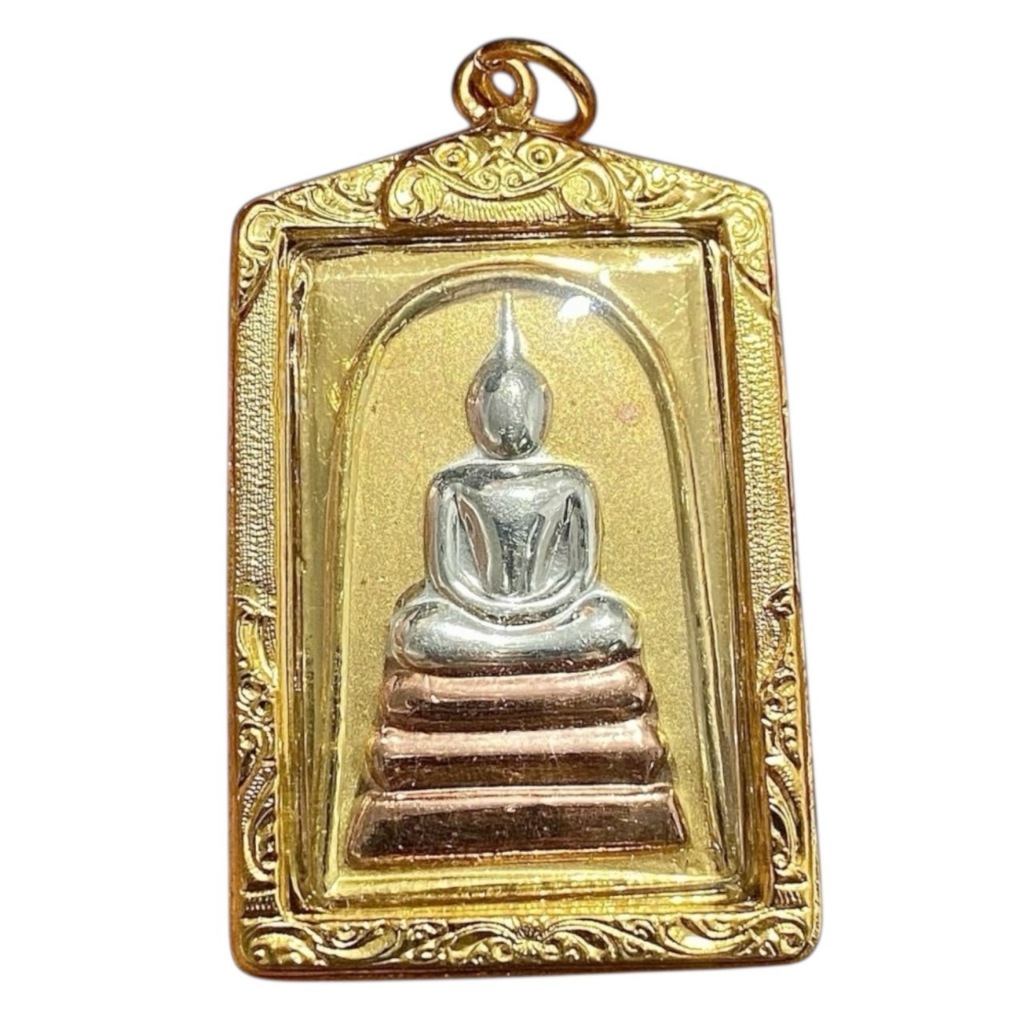 รูปสินค้า พระสมเด็จพุฒาจารย์โต วัดระฆัง กรอบทองไมครอน ขนาด 2.5x4 ซม.