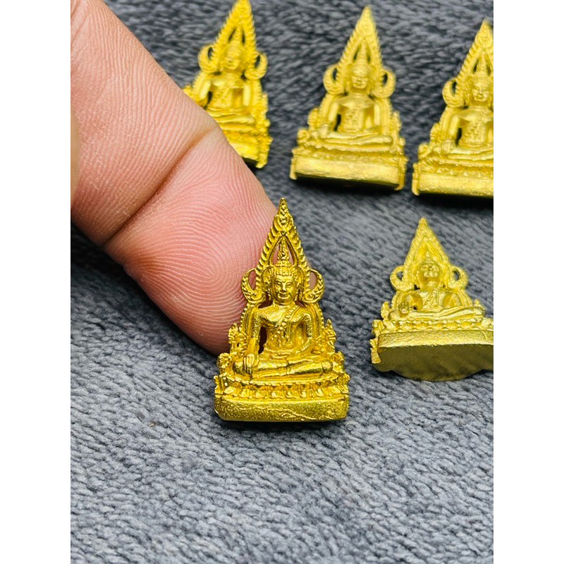 รูปสินค้า พระพุทธชินราชทองเหลืองแท้ 2 ซม. บูชาความเป็นสิริมงคล