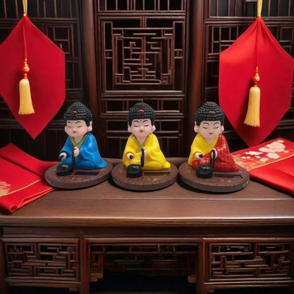 รูปสินค้า พระเสริมฮวงจุ้ย 3 สี ดึงดูดโชคลาภ