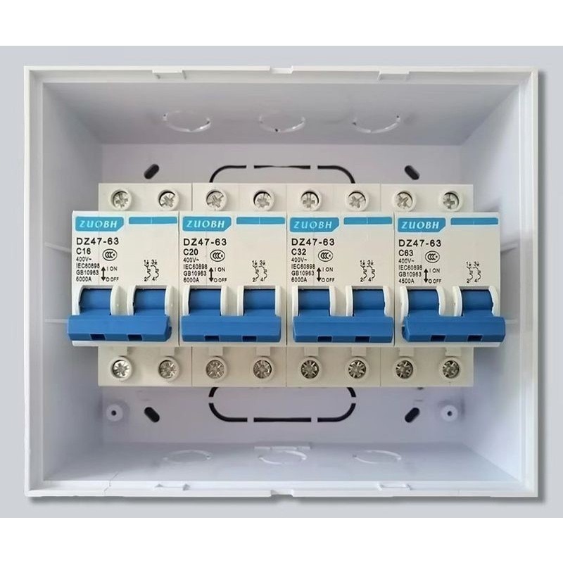 รูปสินค้า กล่องจ่ายไฟ Consumer Unit ฝังเรียบ ขนาด 63A/32A/20A/16A