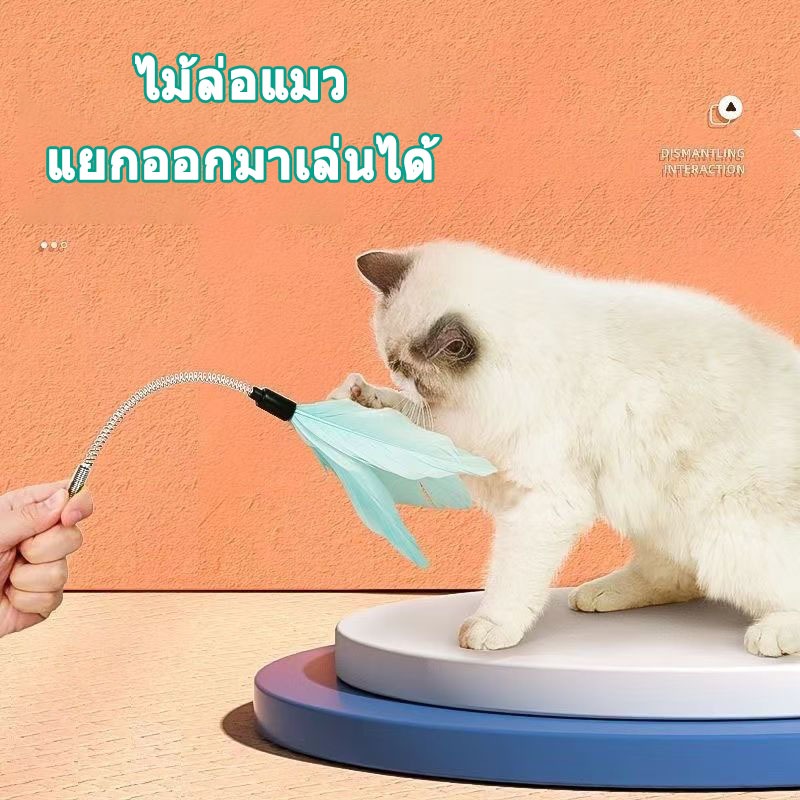 🔥28CM ของเล่นเเมว ของเล่นแมว ของเล่น ของใช้แมว รางบอลแมว ของเล่นลููกแมว สัตว์เลี้ยง รางบอลทาวเวอร์ 4 ชั้น ของเล่นแมว แมว - ภาพที่ 6