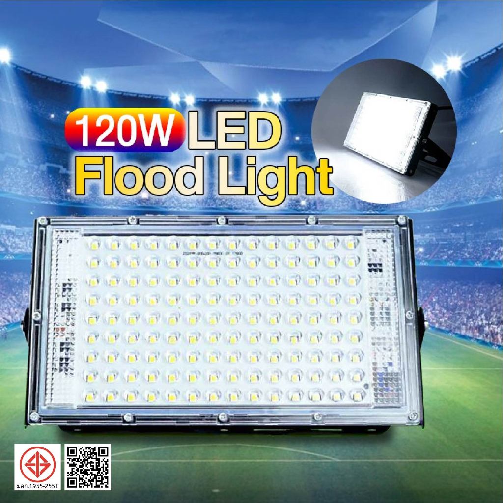 หลอดไฟ LED กันน้ำ 50W สำหรับภายนอกอาคาร