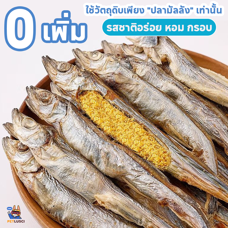 [พร้อมส่ง] ขนมแมว ปลาแห้ง โปรตีนสูง ไม่เค็ม ปลอดภัยต่อไต เกรดคนกินได้ สดใหม่ ไม่ใส่สารกันเสีย 50/100/150g - ภาพที่ 4