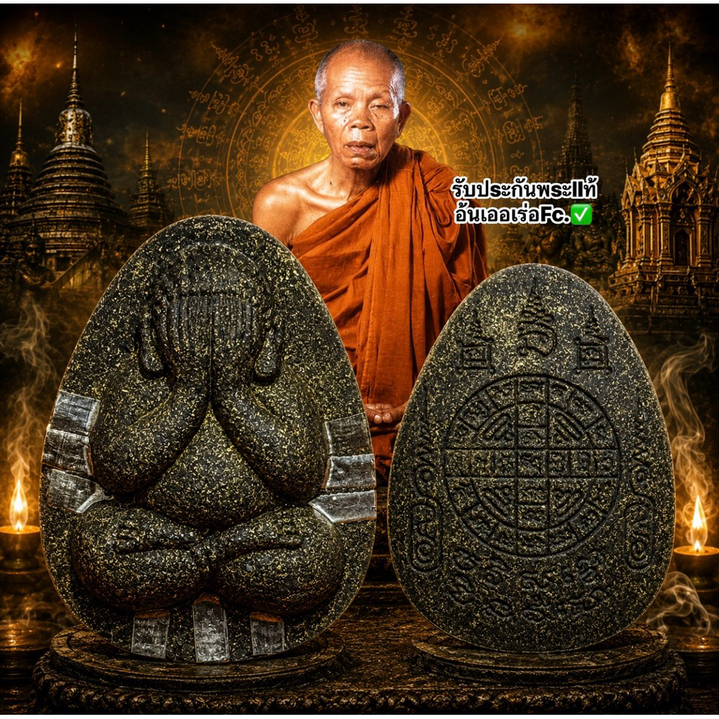 รูปสินค้า พระปิดตาหลวงพ่อคูณ รุ่นนวะมหามงคล 76 ปี วัดบ้านไร่ แท้ 100%