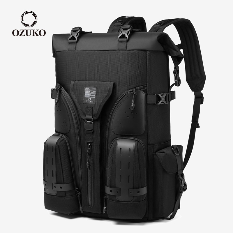 OZUKO Mochila Esportiva De Grande Capacidade À Prova D'água Para Homens De Rua