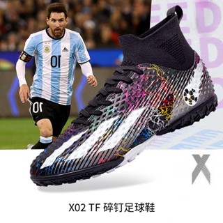 Novo Futebol Leve Sem Escorregamento TF High Top Soccer Cleat Tamanho 34-45