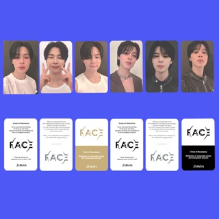 5-6pcs/set JIMIN FACE 2023 Cartões Fotográficos Álbum BT-S Lomo Postais Kpop em Oferta na Shopee