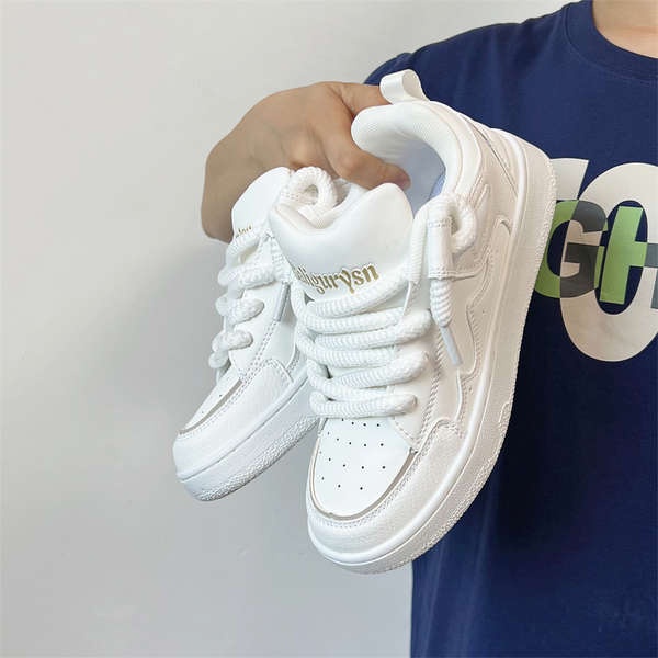 Tênis de Skate Estilo Norte Tênis Casual Branco Tênis de Casal Feminino ins Trendy Couple Niche Sneakers 2023 Summer New Style Skate Shoes
