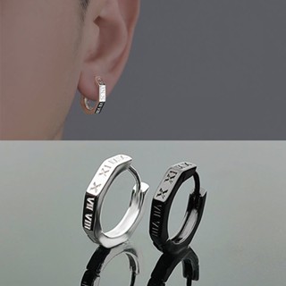 Brincos Para Homens De Nicho Da Tendência Numerais Romanos Meninos De Numeração Romana em Oferta na Shopee
