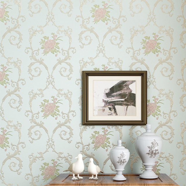 Papel de parede do quarto decoração autoadesiva da parede do estilo do país oídio-prova etiqueta sala de visitas umidade — imagem 2 de 2