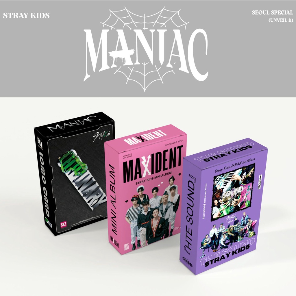 Kpop Stray Kids MANIAC ENCORE Em JAPAN Lomo Card Cartões Postais