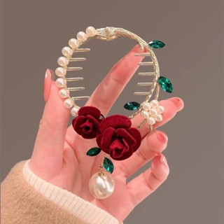 Acessórios de Cabelo Coreano Ball Hair Clip Pearl Tassel Pearl Tassel Mulheres