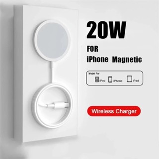 Carregador Magnético Sem Fio De 20W Carga Rápida Para iPhone 12 mini XR X XS Max 8 Plus Acessórios 14 13 12 11 Pro USB C