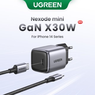 UGREEN PD 20W 30W PPS 25W GaN Carregador Rápido USB Tipo C PD3.0 QC3.0 Carregamento Para iPhone 15 14 13 11 Samsung S22 S23 Xiaomi Huawei