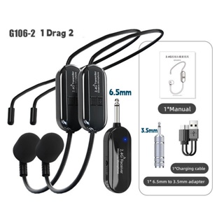 Microfone De Cabeça Sem Fio 2.4G/Mão 2 Em 1 Alcance De 160 Pés Microfones Para Ensino Do Sistema PA Amplificador De Voz Alto-Falante em Oferta na Shopee