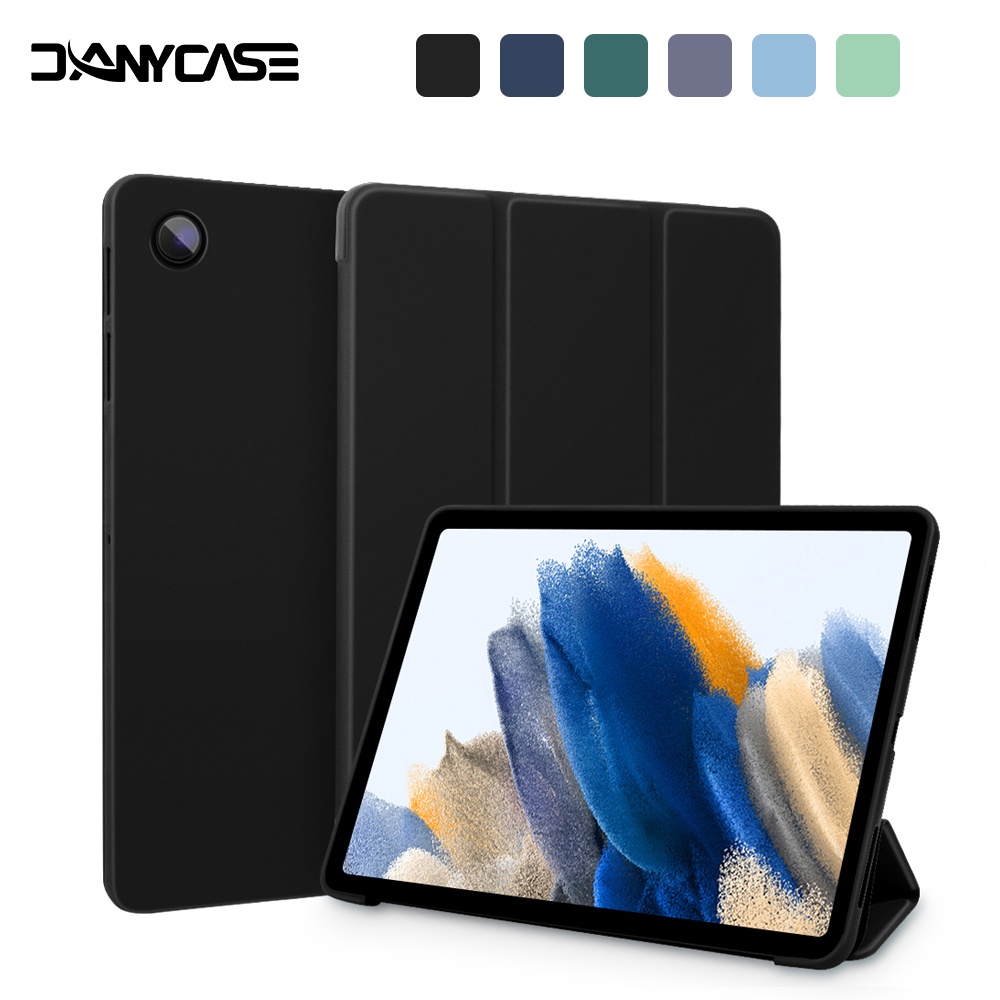 DANYCASE Estojo Para Samsung Galaxy Tab S7 S8 S9 11in De Couro PU A9 Plas A8 X205 X200 S6 lite P610 P615 A7 8,7in A8 10,5 Pol .