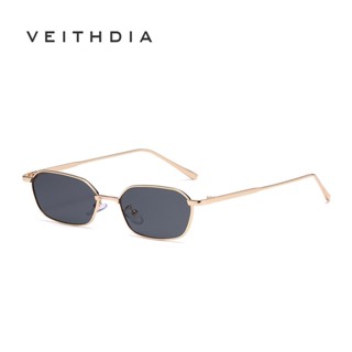 VEITHDIA Novos Óculos De Sol Poligonais De Armação Pequena Versão Coreana De metal Da Moda Masculina E Feminina Ocean piece S20131
